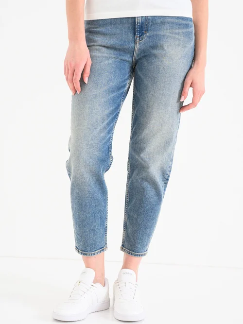 Tommy Jeans Blugi mom fit cu talie inalta Ultra