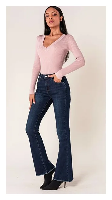 Blugi dama bootcut evazati, Nina Carter